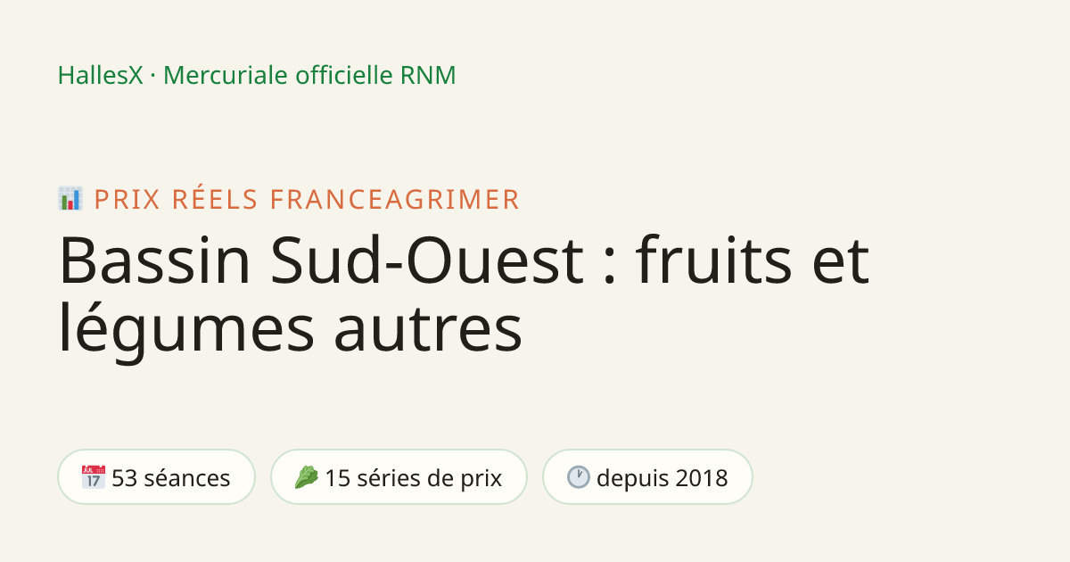 Vignette OG — 📊 Bassin Sud-Ouest : fruits et légumes autres