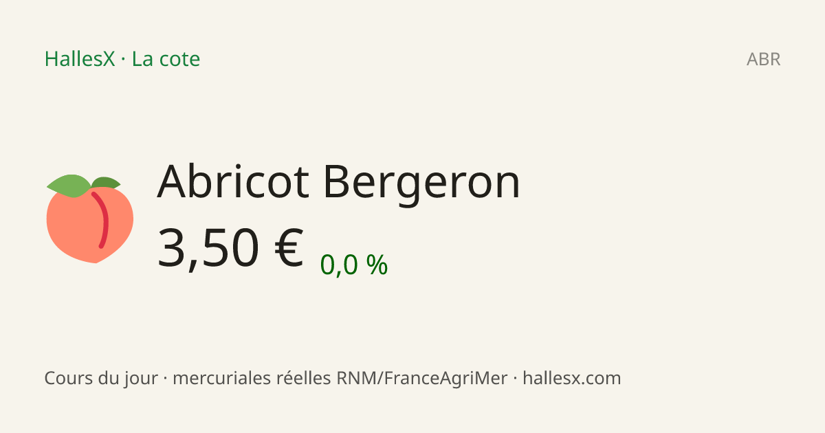 Vignette OG — 🍑 Abricot Bergeron